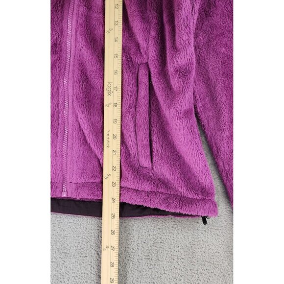 The North Face Womens Fleece Jacket Medium Purple Osito Full Zip Long Sleeve - Picture 5 of 11